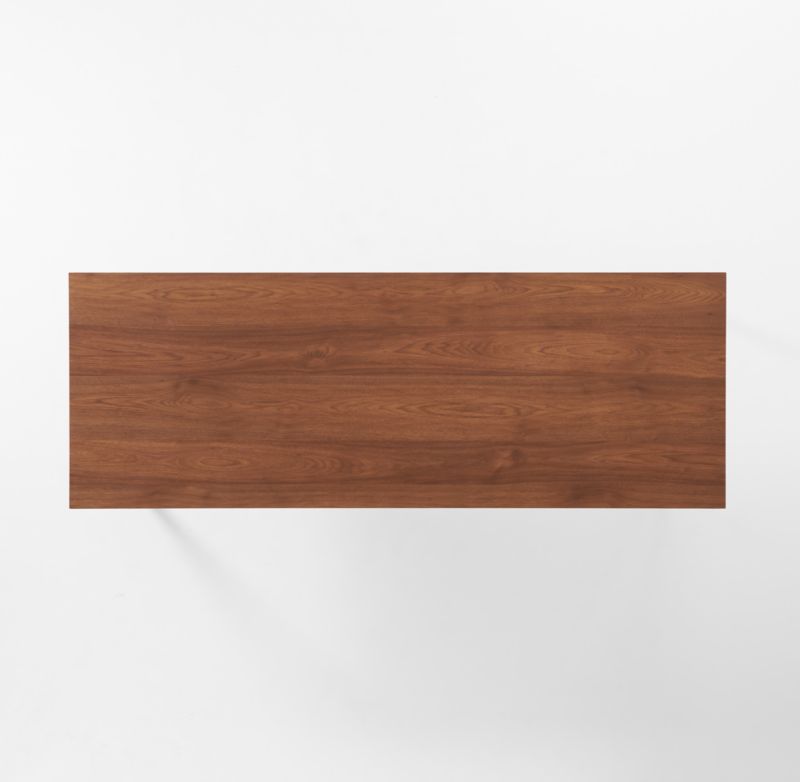 Aqua Virgo 100" Rectangular Walnut Wood Dining Table - image 7 of 8