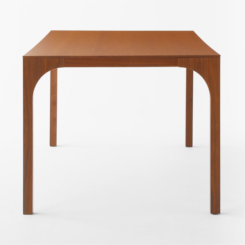 Aqua Virgo 72" Rectangular Walnut Wood Dining Table - image 5 of 9