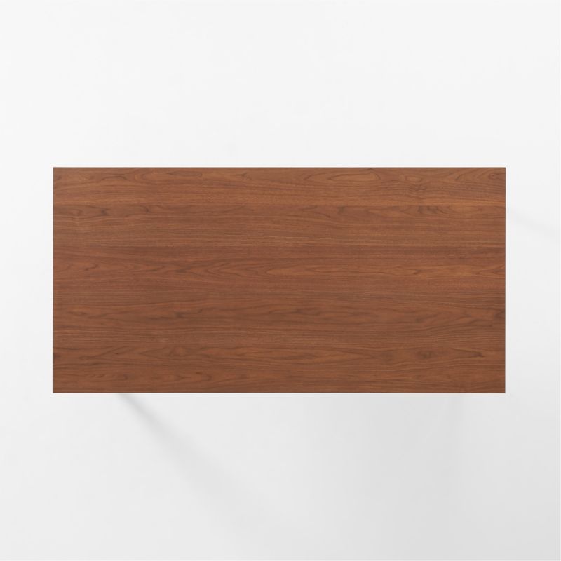 Aqua Virgo 72" Rectangular Walnut Wood Dining Table - image 7 of 9