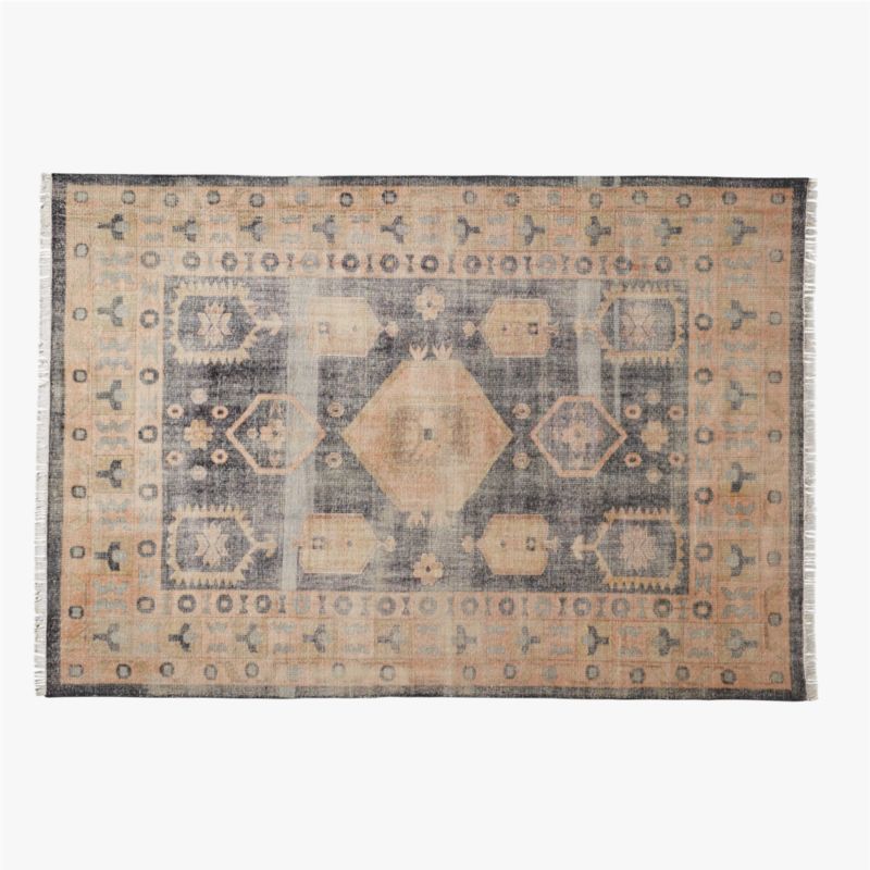 Aracati Navy Blue New Zealand Wool Area Rug 10'x14' - image 0 of 7