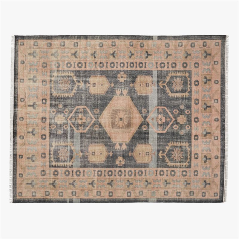 Aracati Navy Blue New Zealand Wool Area Rug 12'x15' - image 0 of 7