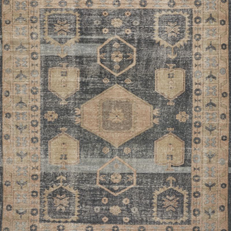 Aracati Navy Blue New Zealand Wool Rug Swatch 12"x12" - image 0 of 6