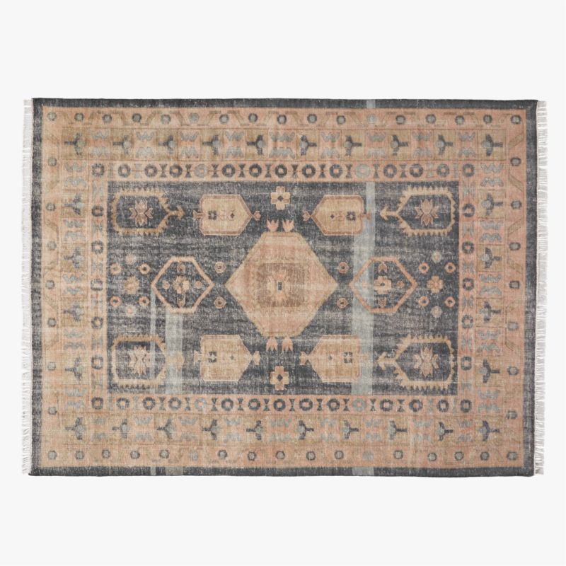 Aracati Navy Blue New Zealand Wool Area Rug 9'x12' - image 0 of 7