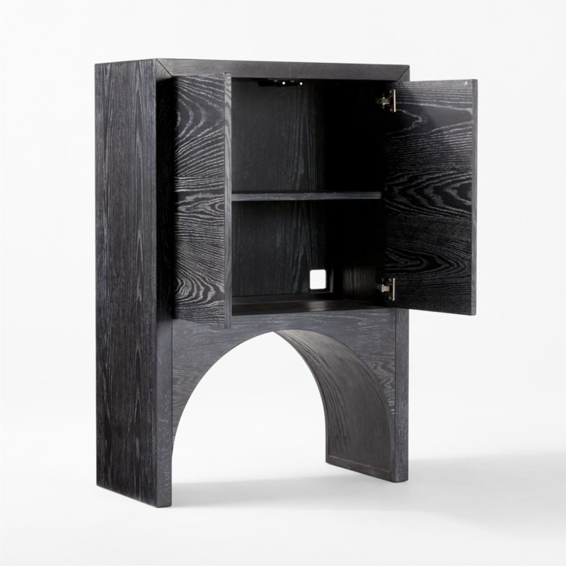 Augusta Black Entryway Cabinet - image 7 of 12