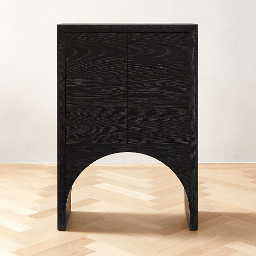 Augusta Black Entryway Cabinet