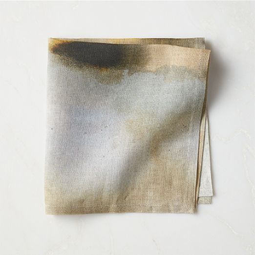 Arcadia Watercolor Linen Napkin