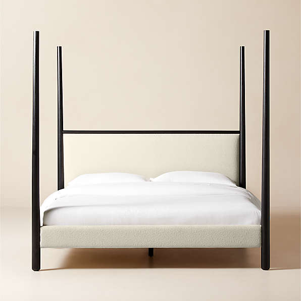 Modern Black Beds Bed Frames and Headboards CB2