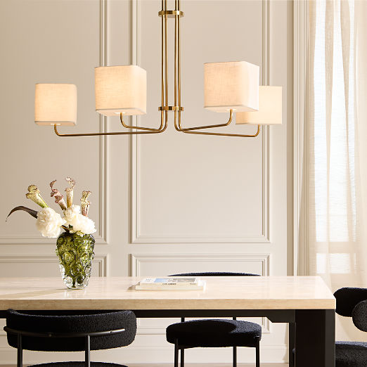 Archer Multi-Arm Aged Brass Chandelier