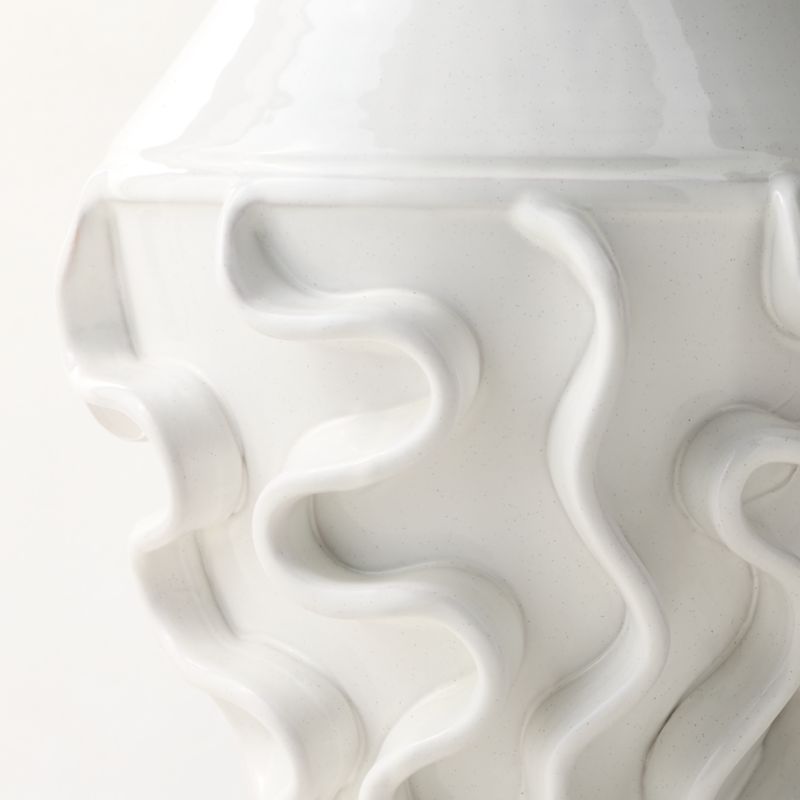 Archetto White Ceramic Vase Large - image 1 of 4