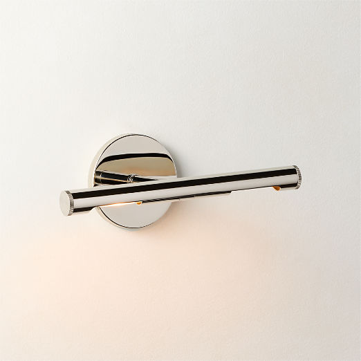 Archive Nickel 12.25" Wall Mount Picture Light