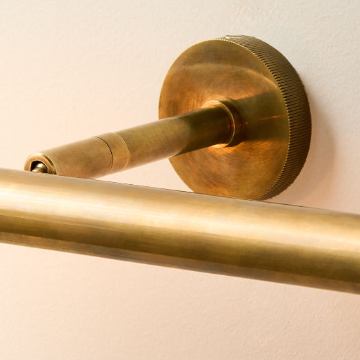 Archive Aged Brass 19.75" Wall Mount Picture Light