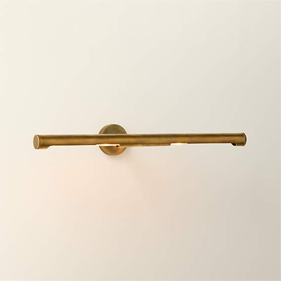 Archive Aged Brass 19.75" Wall Mount Picture Light