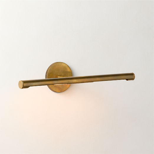 Archive Aged Brass 19.75" Wall Mount Picture Light