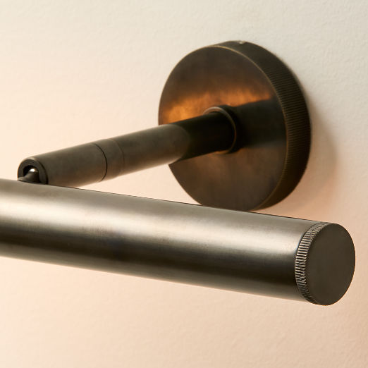 Archive Blackened Brass 11.75" Wall Mount Picture Light