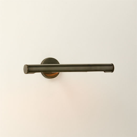 Archive Blackened Brass 11.75" Wall Mount Picture Light