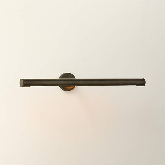 Archive Blackened Brass 19.75" Wall Mount Picture Light