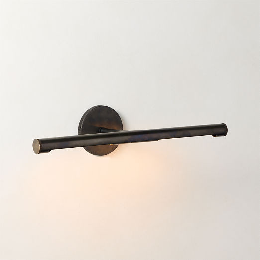Archive Blackened Brass 19.75" Wall Mount Picture Light
