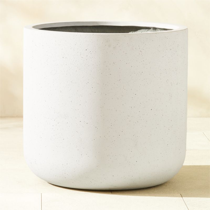 Viewing product image Ardo Round Oversized Off-White Indoor/Outdoor Planter - image 1 of 5