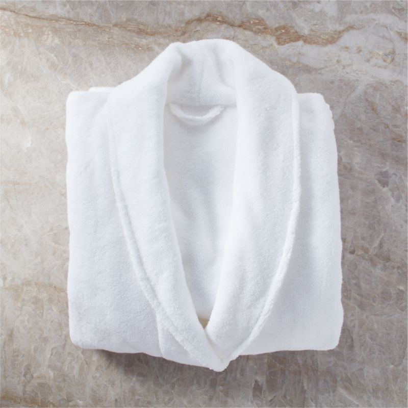 View Aria S/M White Organic Cotton Bath Robe details