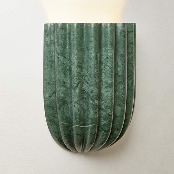 Fluted Gold Modern Wall Sconce + Reviews CB2 Canada
