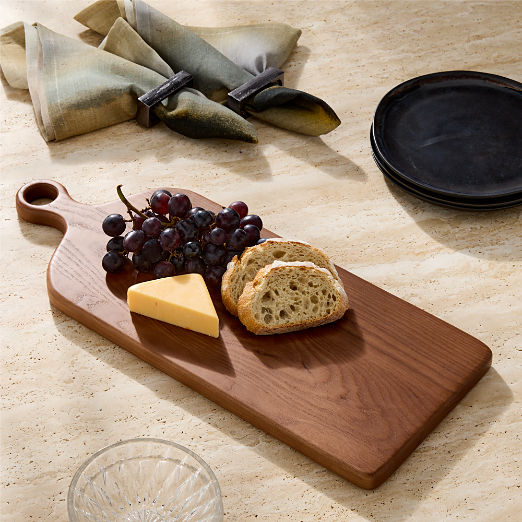 Arlo Rectangular Ash Wood Serving Board 20"