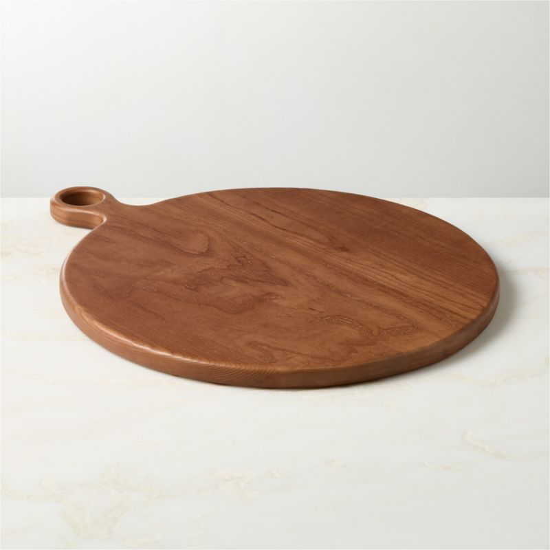 View Arlo Round Ash Wood Serving Board 15" details