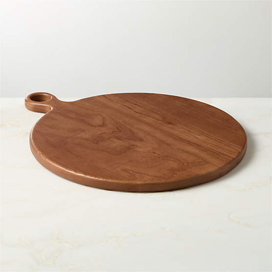 Arlo Round Ash Wood Serving Board 15"