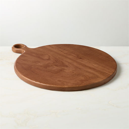 Arlo Round Ash Wood Serving Board 15"