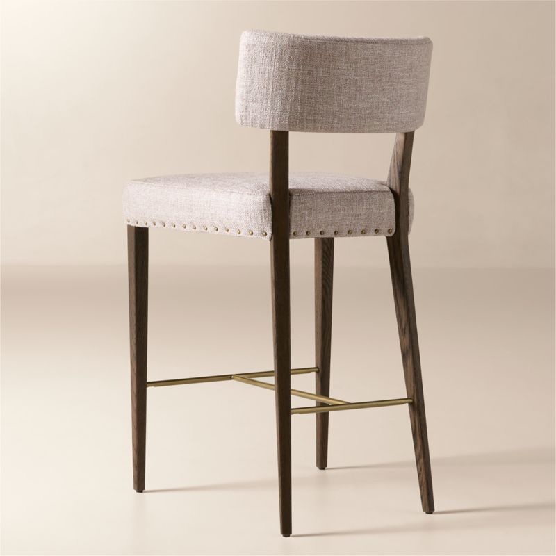 Arlo Smoked Mauve Performance Fabric Counter Stool - image 3 of 6