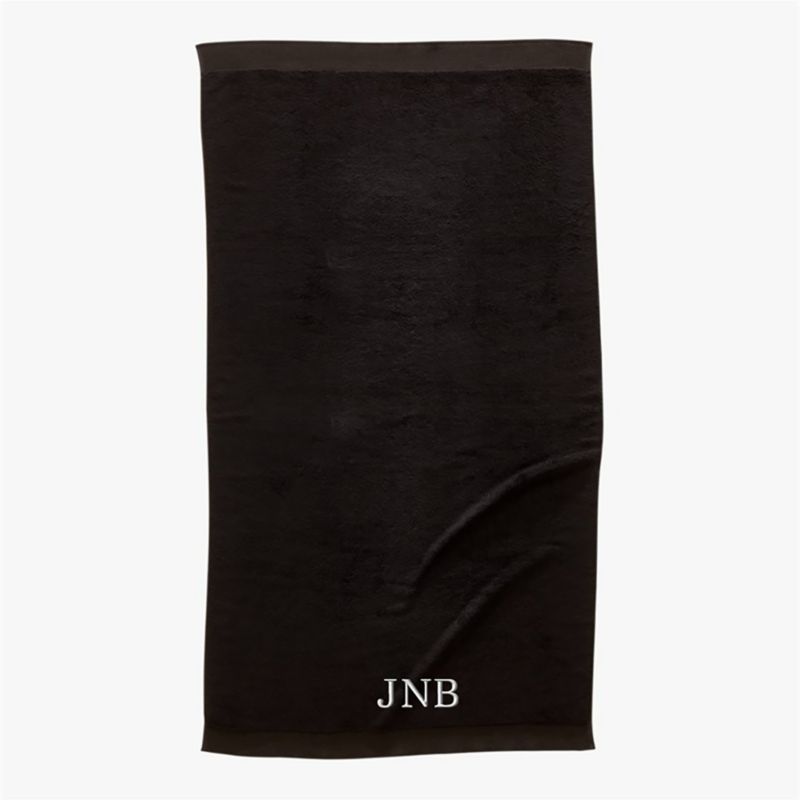 Arlow Organic Cotton Black Bath Sheet - image 2 of 5