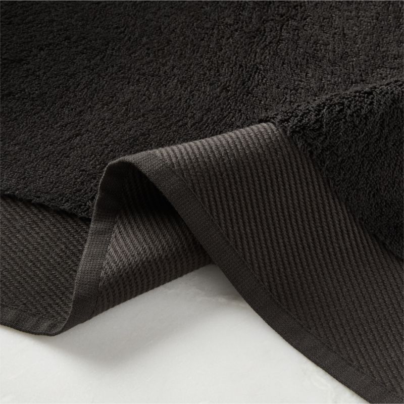 Arlow Organic Cotton Black Bath Sheet - image 3 of 5