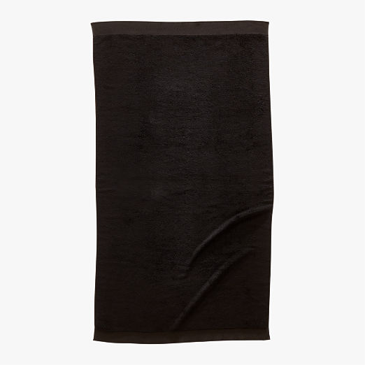 Arlow Organic Cotton Black Bath Sheet