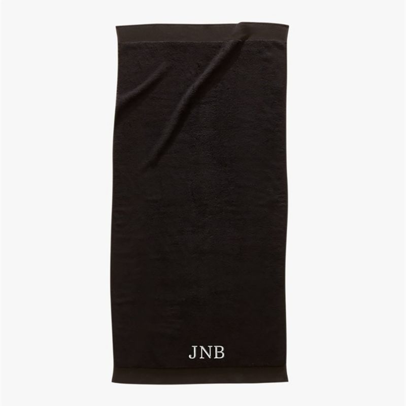 Arlow Organic Cotton Black Bath Towel - image 3 of 5