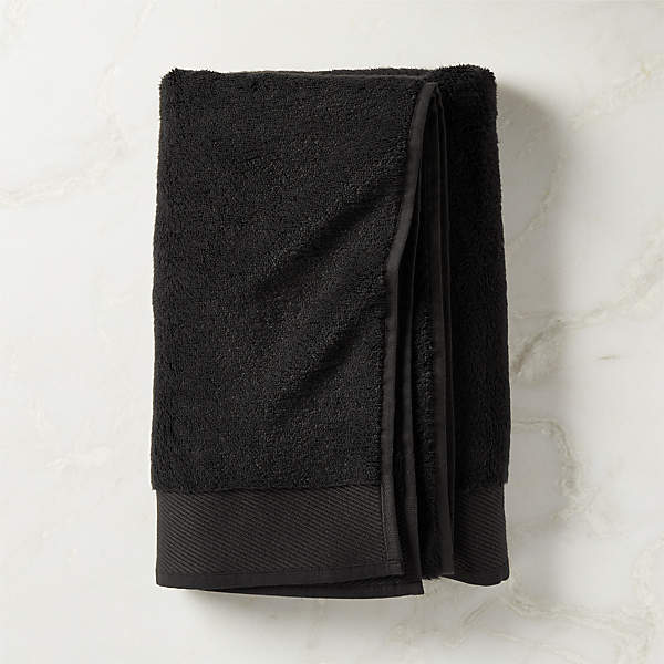 Tuli Black Trim Hand Towel + Reviews, CB2