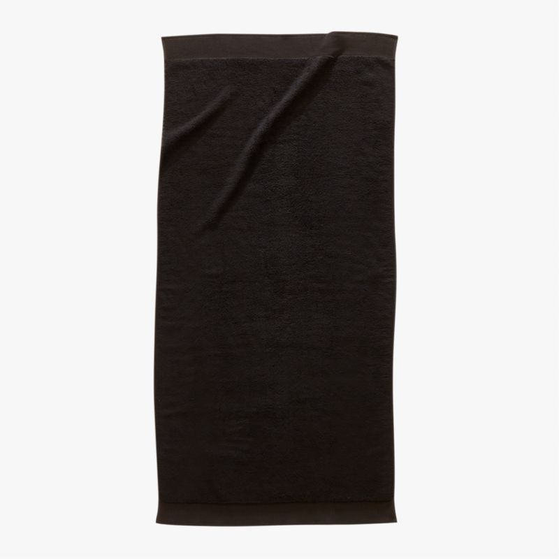 Arlow Organic Cotton Black Bath Towel - image 2 of 5