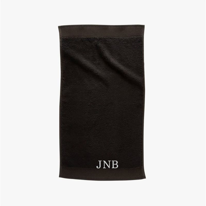 Arlow Organic Cotton Black Hand Towel - image 3 of 6