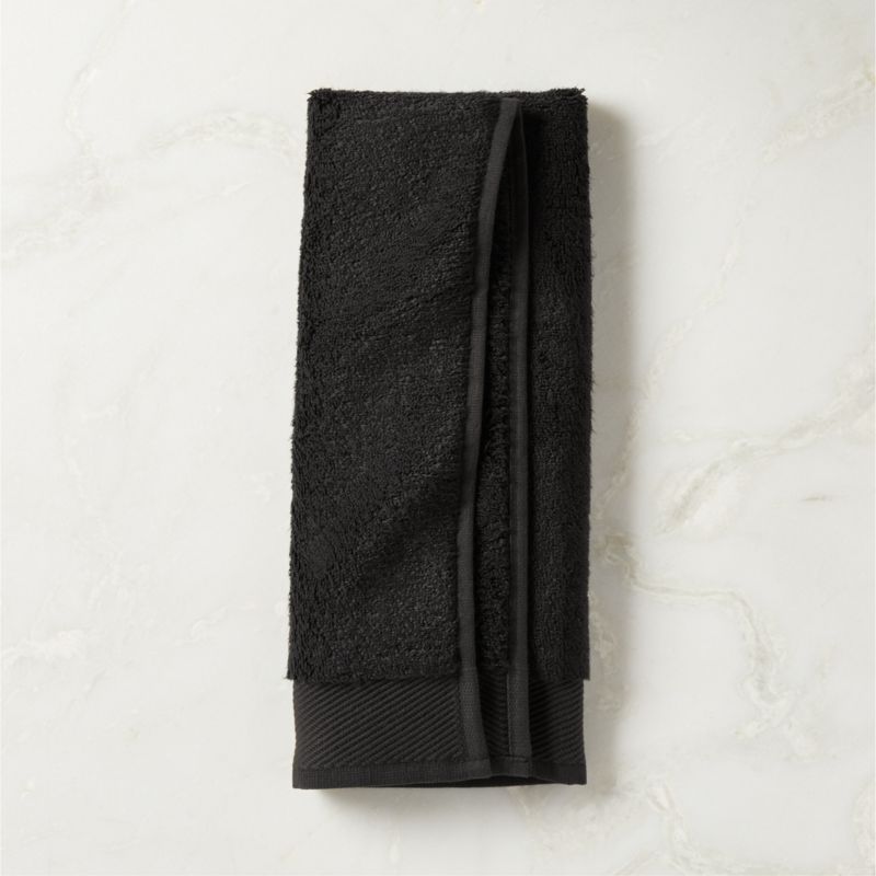 Arlow Organic Cotton Black Hand Towel - image 0 of 6