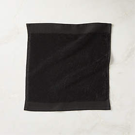 Hand-loomed Turkish Cotton Towel - Black Dots –