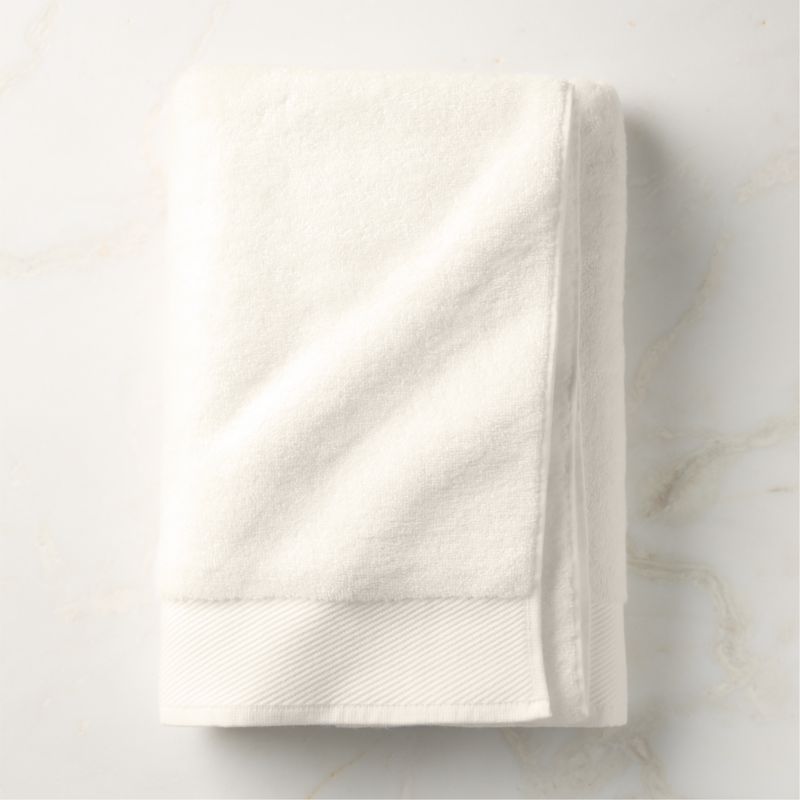 View Arlow Organic Cotton Warm White Bath Towel details