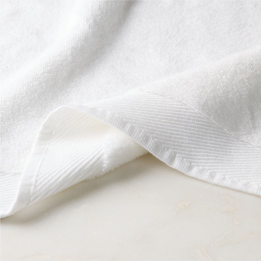Arlow Organic Cotton Warm White Bath Towel Set