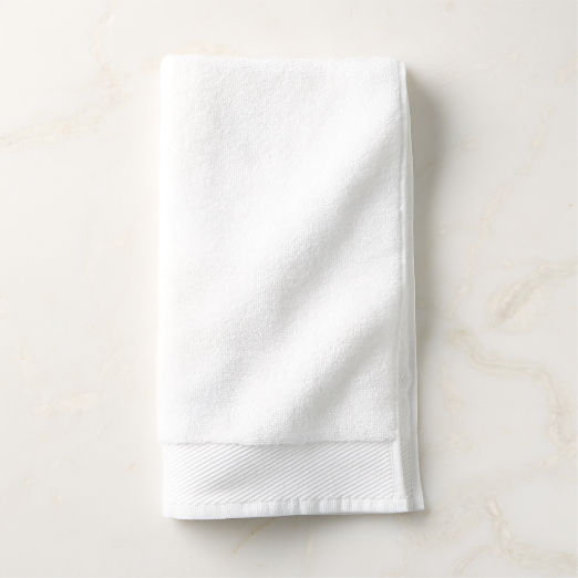 Arlow Organic Cotton Warm White Hand Towel