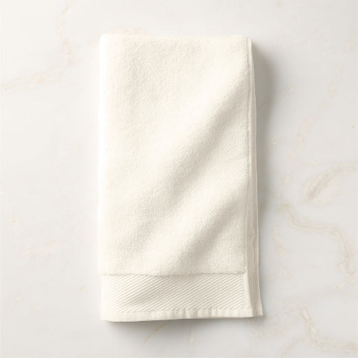 Arlow Organic Cotton Warm White Hand Towel