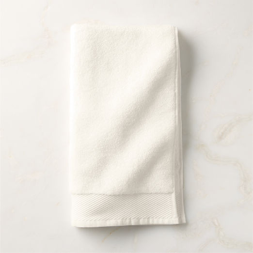 Arlow Organic Cotton Warm White Hand Towel