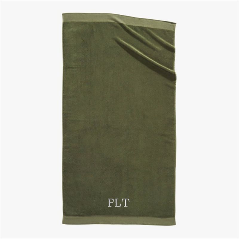 Arlow Organic Cotton Green Bath Sheet - image 1 of 5