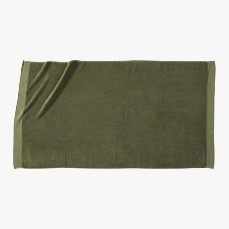 Arlow Organic Cotton Green Bath Sheet - image 2 of 5