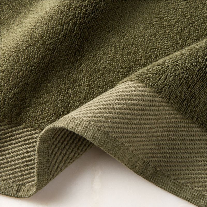 Arlow Organic Cotton Green Hand Towel - image 4 of 6