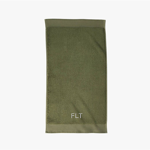 Arlow Organic Cotton Green Hand Towel