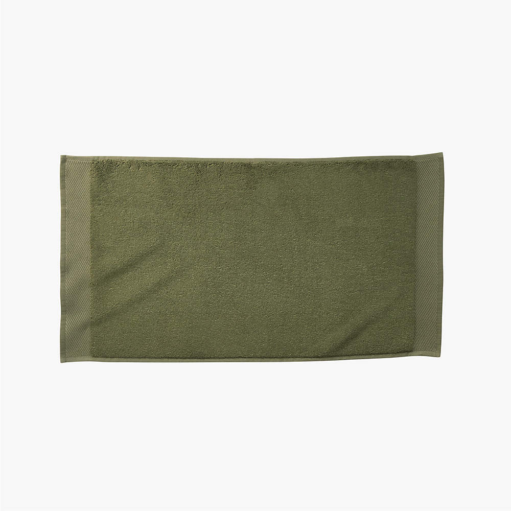 Kamilla Organic Cotton Green Hand Towel + Reviews