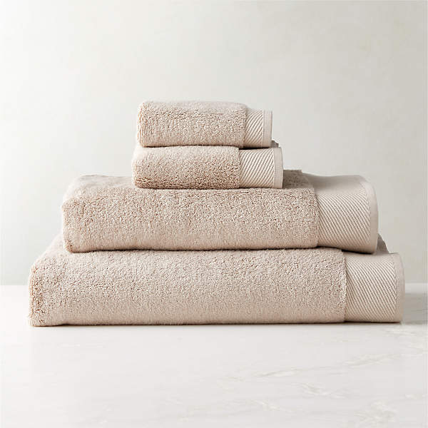 Classic Organic Towel in Light Taupe by Under The Canopy
