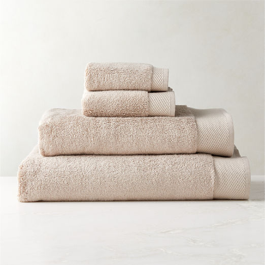 Arlow Organic Cotton Light Taupe Bath Towel